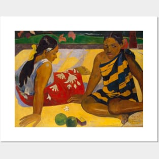 Parau Api. What News by Paul Gauguin Posters and Art